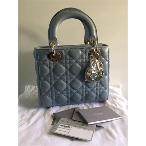 small lady dior cloud blue|dior leather handbags.